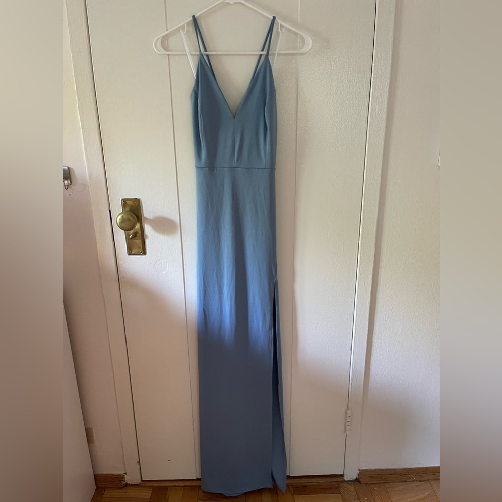 Windsor Light Blue Floor Length Dress